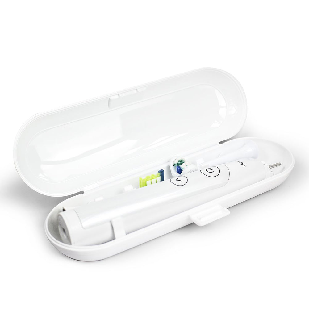 Zaipin Electric Toothbrush Induction Charging, Last For 90 Days, 5 Modes, High, Middle, And Low Three Frequency Conversion, 2 Three-Side Brush Heads, 1 Single-Side Brush Head, 1 Silicone Face Cleansing Massage Head